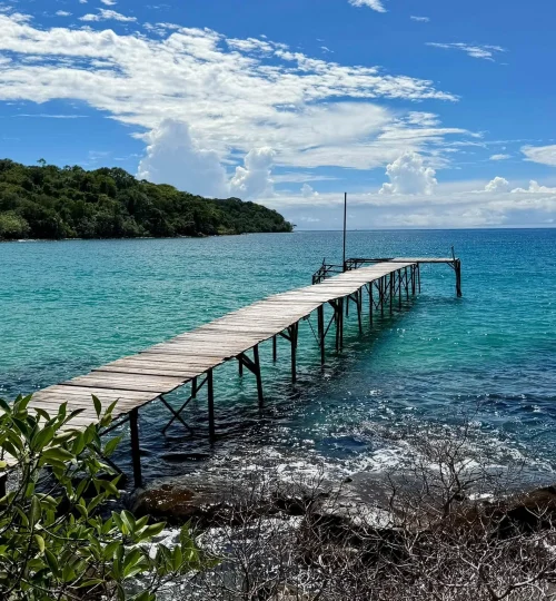 ท่าเรือไม้ ทะเล เกาะกูด เพจ Analay Resort