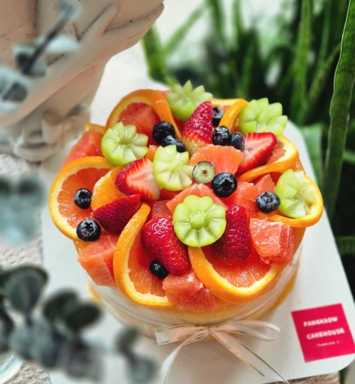 เค้กผลไม้ ร้าน Fangkaow Cakehouse